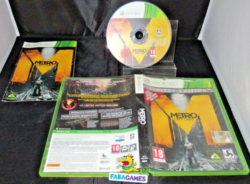 Xbox 360 metro last light - 360, _
