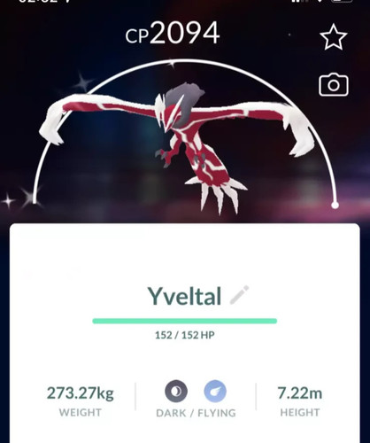 Shiny yveltal p t c - shiny,