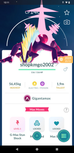 Pokémon toxtricity gigantamax - pokémon,